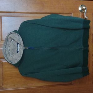 Boys Full Zip Sherpa Lined Hoodie - Size Medium (10-12)